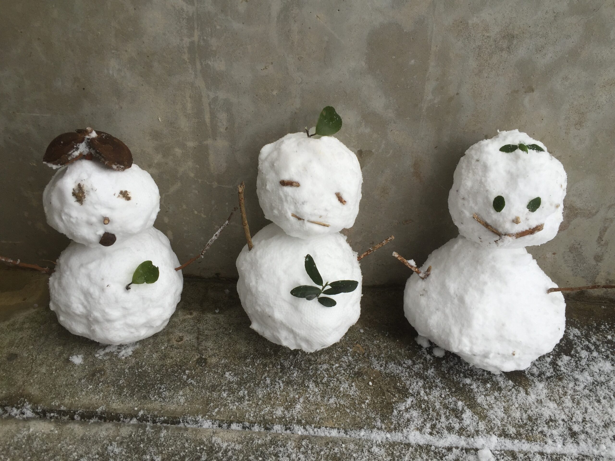 雪だるま三兄弟 | へいせいのリフォーム
